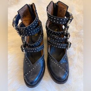 Freebird by Steven Felicity studded leather ankle boots